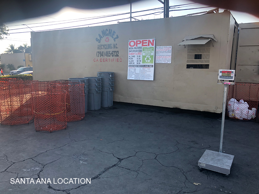 Recycling Centers in Anaheim, Placentia, Corona and Perris CA Sanchez