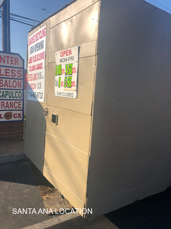 Recycling Centers in Anaheim, Placentia, Corona and Perris CA Sanchez