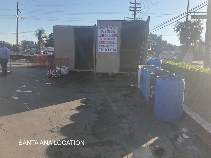 Recycling Centers in Anaheim, Placentia, Corona and Perris CA Sanchez